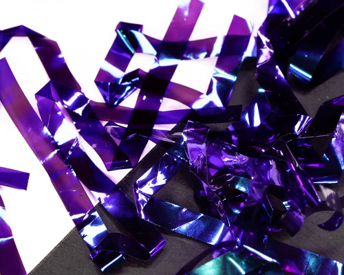 Fine FlashBack Strips, 3 mm, Dark Violet UV-Pearl / 74 Fine FlashBack Strips, 3 mm, Dark Violet UV-Pearl / 74